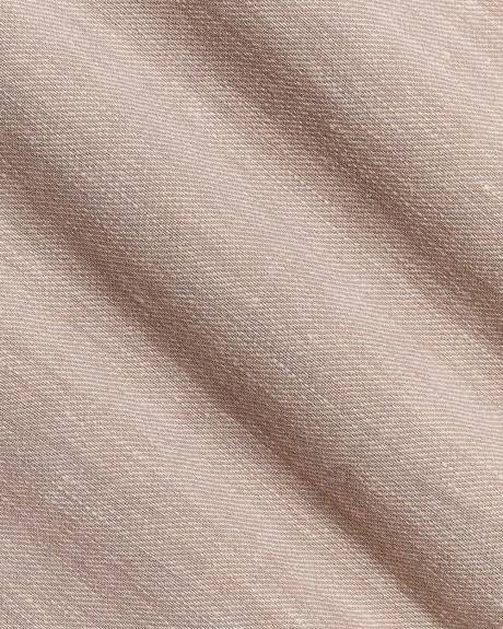 Pantalon de Complet en Lin à Coupe Étroite