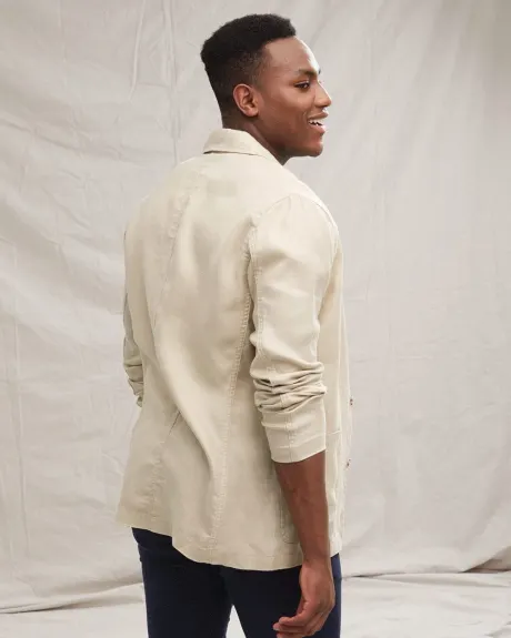 Linen Overshirt Jacket
