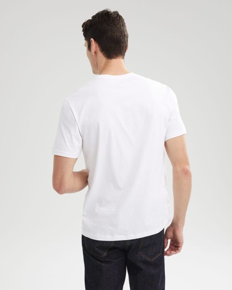 T-Shirt Blanc à Imprimé Hibou