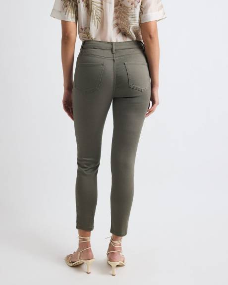 Solid High-Rise Natalie Ankle Jegging