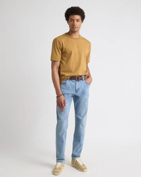 T-Shirt Essentiel à Manches Courtes et Col Rond