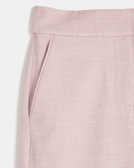 Lilac High-Waist Pencil Skirt