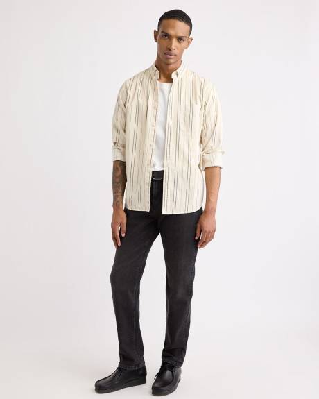 T-Shirt C&ocirc;tel&eacute; &agrave; Manches Courtes et Col Rond