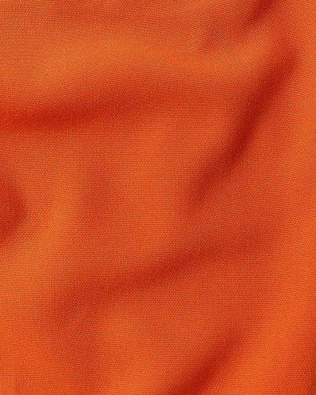Pantalon Orange Brûlé à Taille Mi-Haute et à Jambe Étroite - 31,5 "