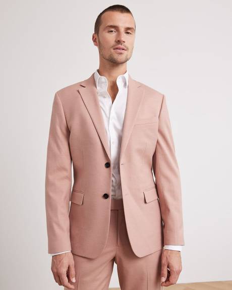 Tailored-Fit Velvet Suit Blazer