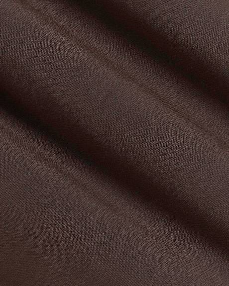 Haut à Détail Asymétrique à Manches Très Courtes et Col Rond