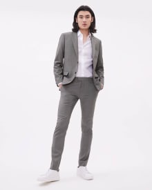 Essential Slim Fit Grey Suit Blazer