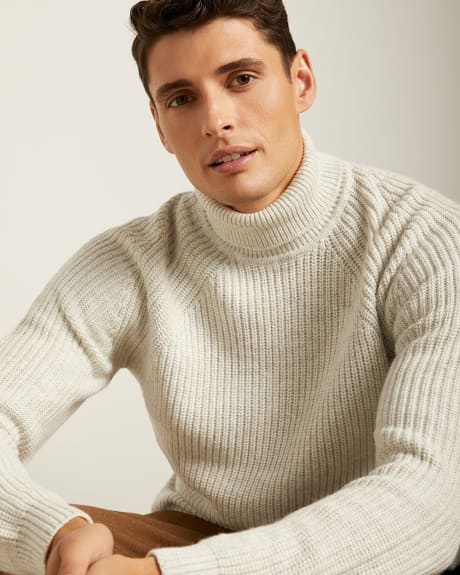 Ribbed Knit Turtleneck Sweater | RW&CO.