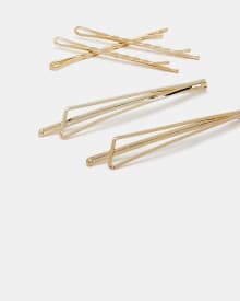 Golden Hair Pins - Set of 5