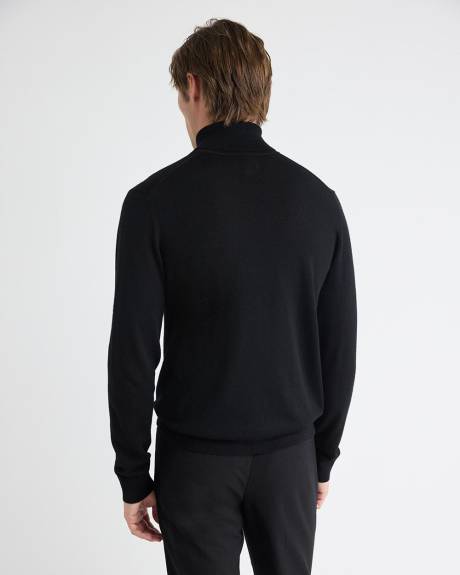 Merino Wool Turtleneck Sweater