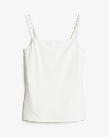 Camisole à Col Dégagé en Coton
