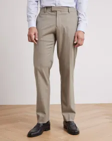 Tailored-Fit Brushed Suit Pant