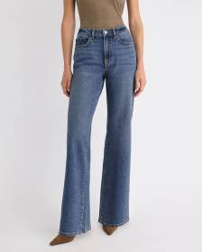Long High-Rise Wide-Leg Jeans