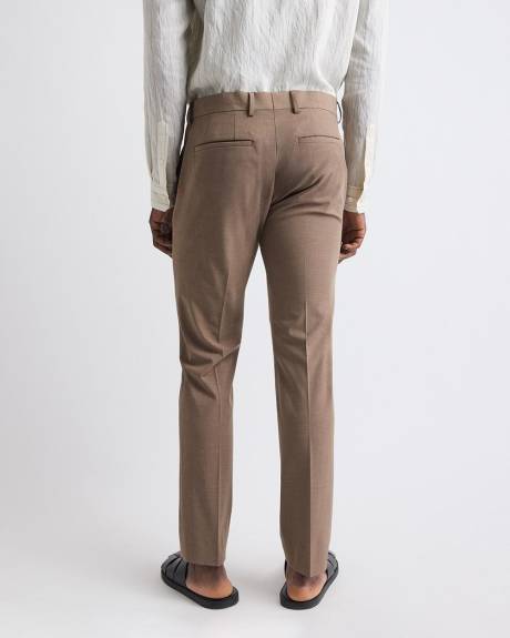 Slim-Fit Rose Taupe Suit Pant