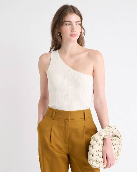 One-Shoulder Bodycon Tank