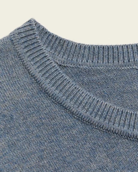 Rib-trimmed Crew-neck Sweater