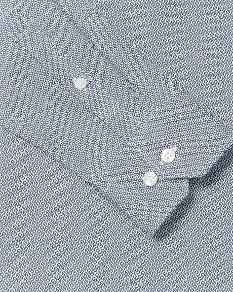 Chemise Habillée à Coupe Étroite en Coton Interlock