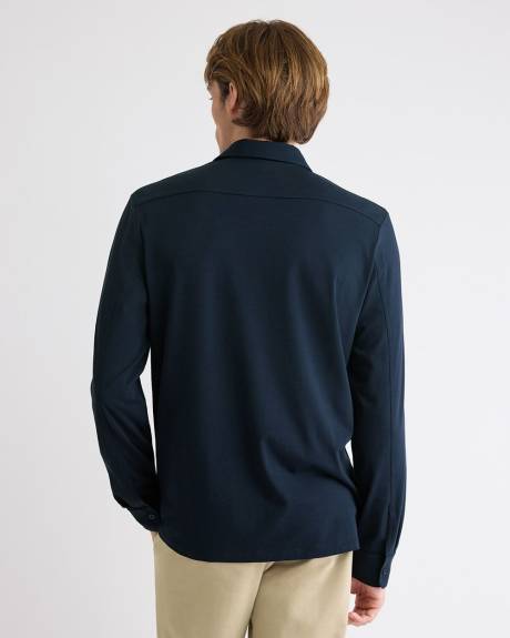 Long-Sleeve Supima (R) Cotton Polo