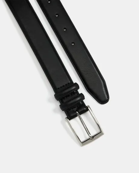 Double Loops Leather Belt