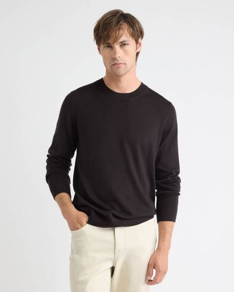 Merino Wool Crew Neck Sweater