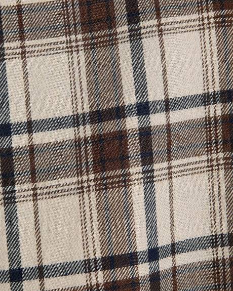 Regular-Fit Plaid Flannel Shirt