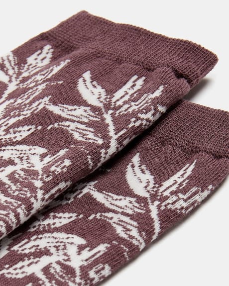 Leaf Pattern Socks