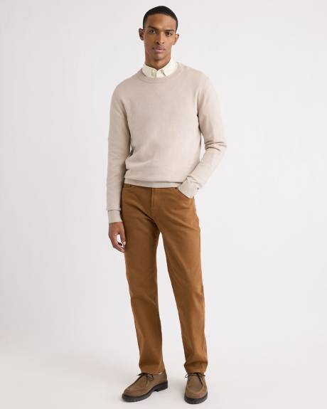 Long-Sleeve Crew-Neck Sweater