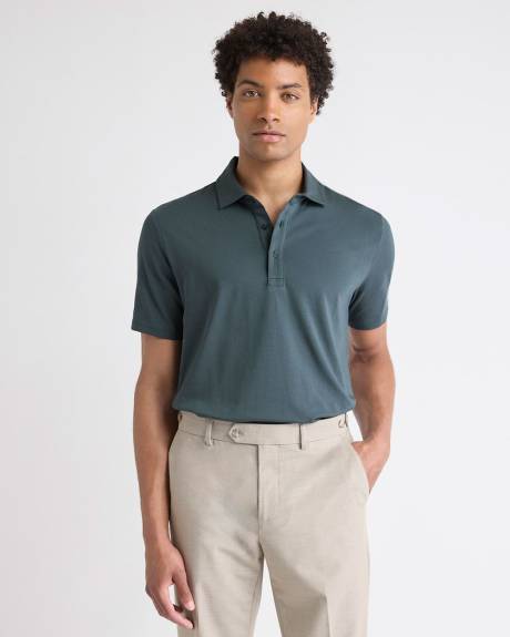 Short-Sleeve Supima (R) Cotton Polo