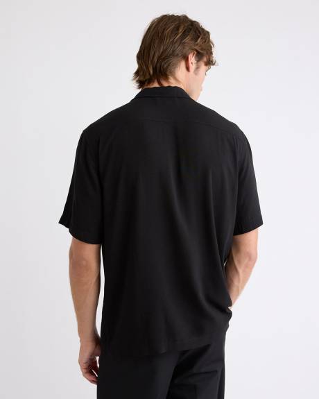 Chemise à Manches Courtes avec Col Camp