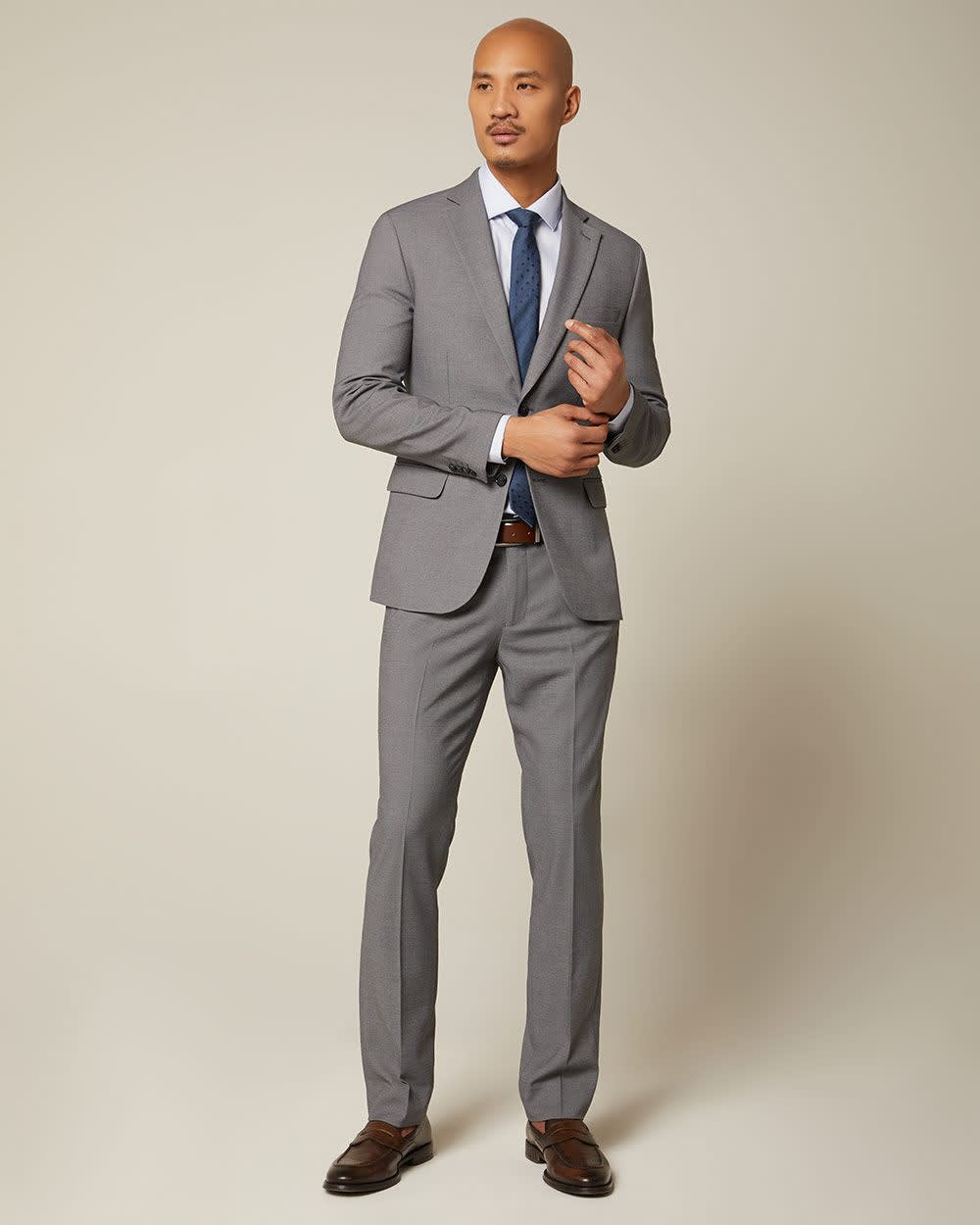 Essential Slim Fit Grey Suit Pant 30'' RW&CO.