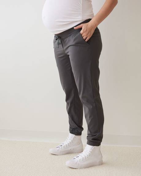 4-Way Stretch Ankle Jogger Pant - Thyme Maternity