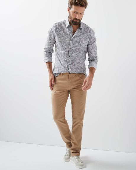 Slim fit Textured 5-pocket pant | RW&CO.