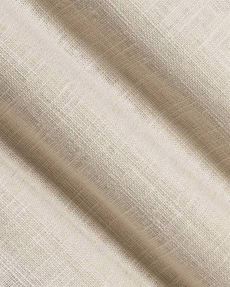 Solid Sleeveless Linen-Blend Blouse