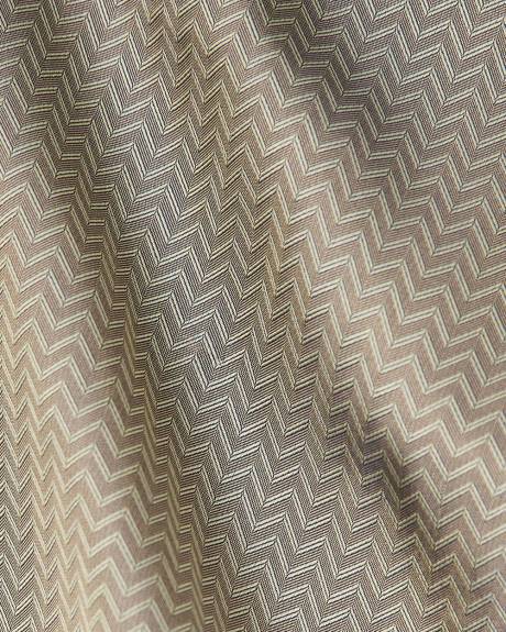 Green Handkerchief with Zigzag Pattern