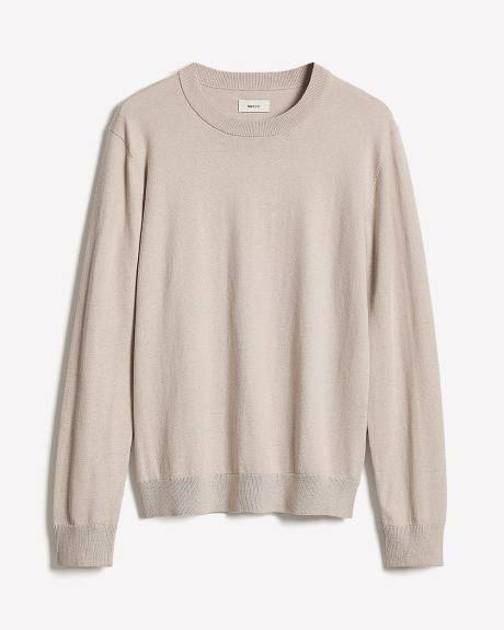 Long-Sleeve Crew-Neck Sweater