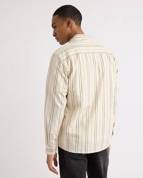 Chemise Ray&eacute;e &agrave; Manches Longues