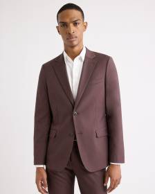 Slim-Fit Lavender Suit Blazer