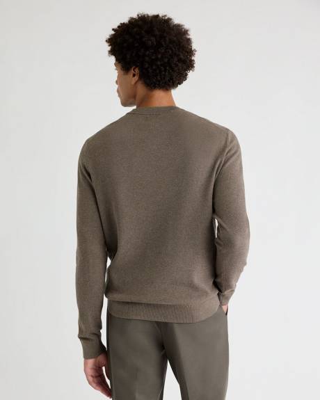 Long-Sleeve Crew-Neck Sweater