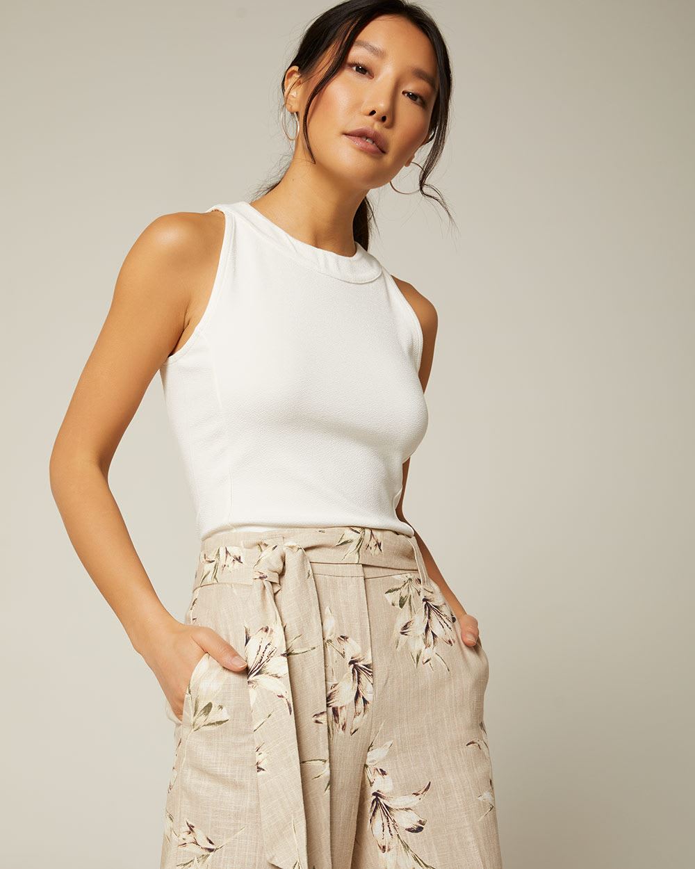 Sleeveless Halter Neck Top RW&CO.