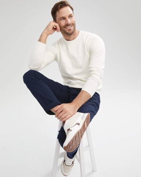 Pantalon Extensible &agrave; 5 Poches Coupe Droite &ndash; 32"