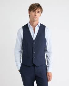 Essential Navy Suit Vest