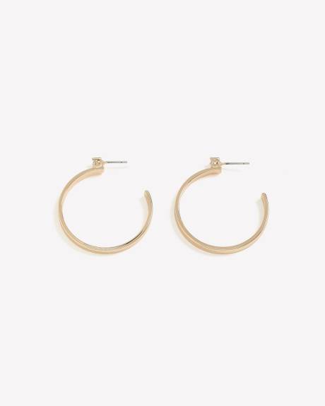 Large Hoops with Zirconias