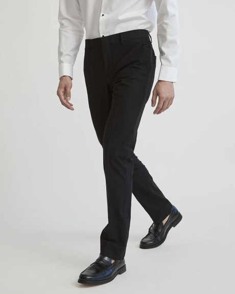 Slim Fit Tuxedo Pant with Satin Side Band