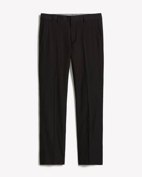 Pantalon de Complet Essentiel En Mélange De Laine Noir