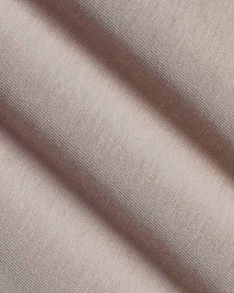 T-Shirt Ample à Manches Courtes et Col Rond