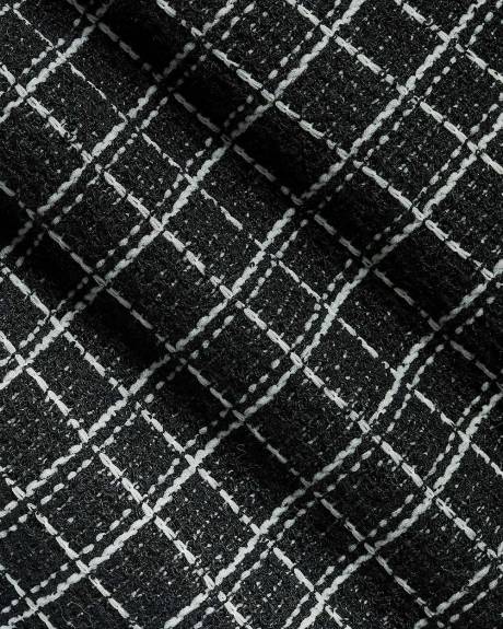 Camisole Carreaut&eacute;e &agrave; Encolure Carr&eacute;e