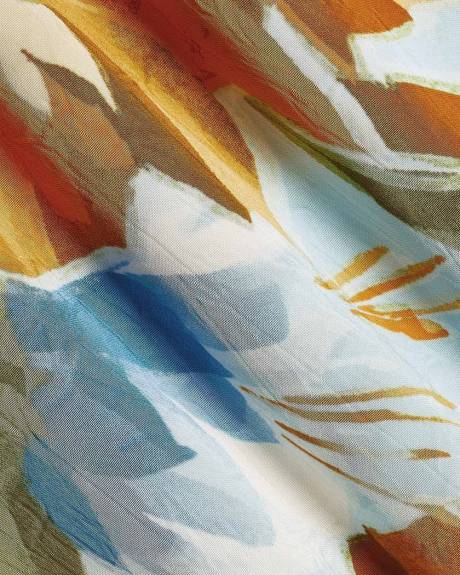 Robe Midi Sans Manches &agrave; Encolure Licou