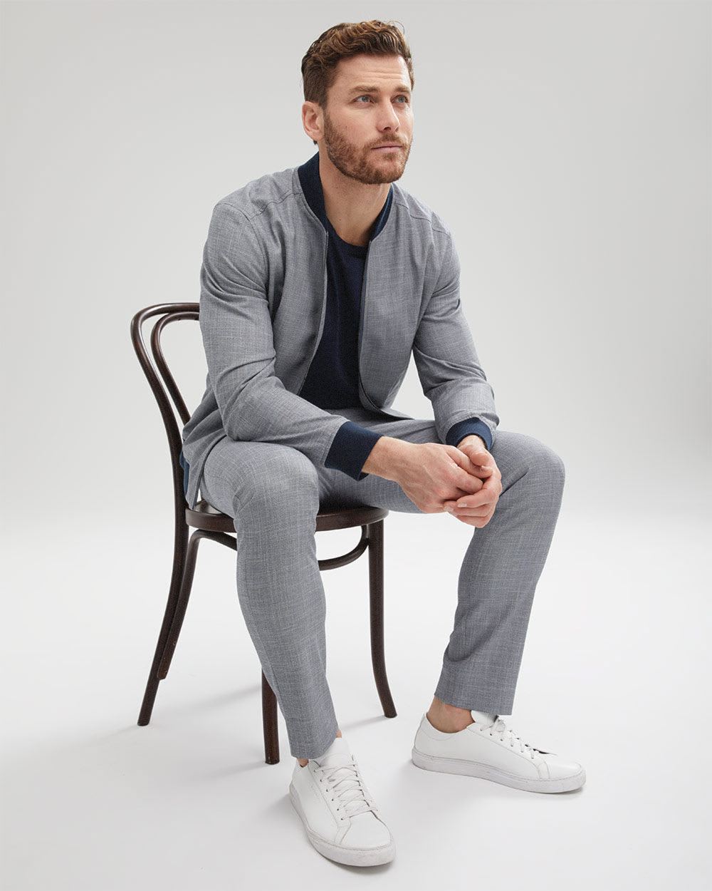 Slim Fit Chambray Easy Pant | RW&CO.