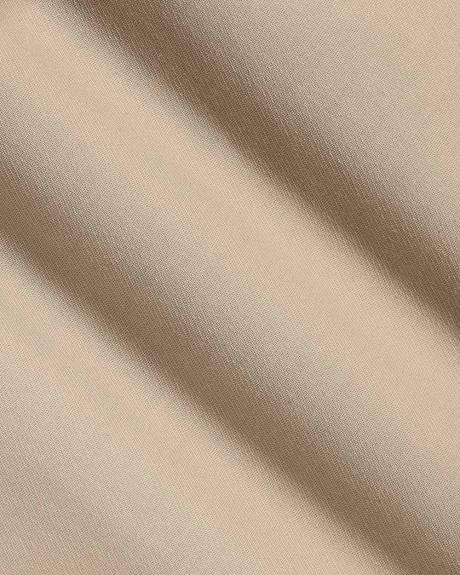 Twill High-Rise Wide-Leg Pant