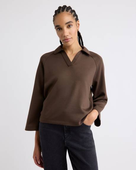 Long-Sleeve Polo